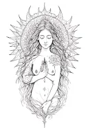 miscarriage and spiritual journey tattoo design idea