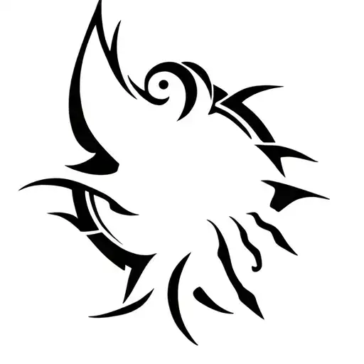 Viking Warriors Tribal Style Dightness Maori element tattoo design idea