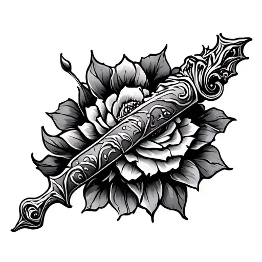 Flail tattoo design idea