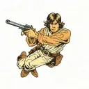 luke skywalker tattoo design idea