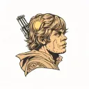 luke skywalker tattoo design idea