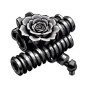 Camshaft tattoo design idea