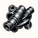 Camshaft tattoo design idea