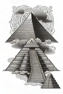 Aztec Pyramid tattoo design idea