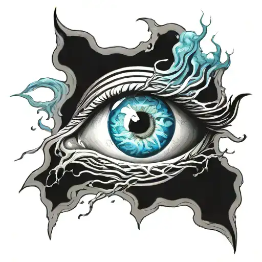 eye of the storm tattoo design idea