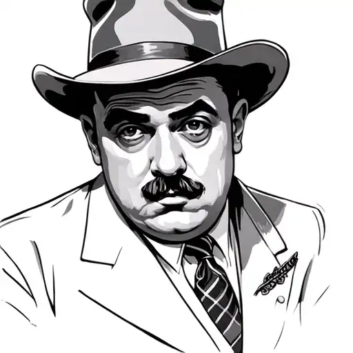 Al Capone tattoo design idea