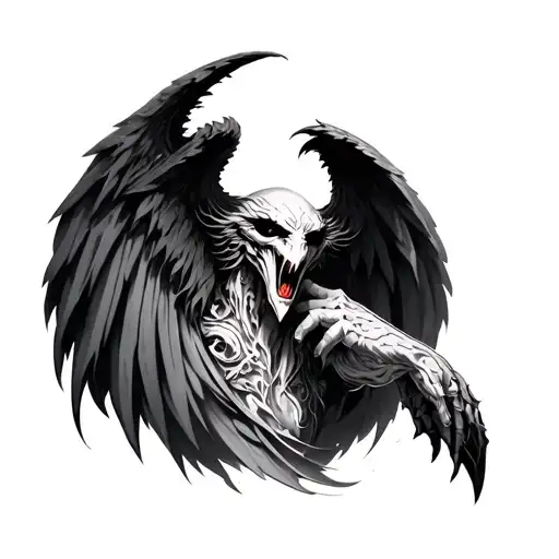 Sanguinius tattoo design idea