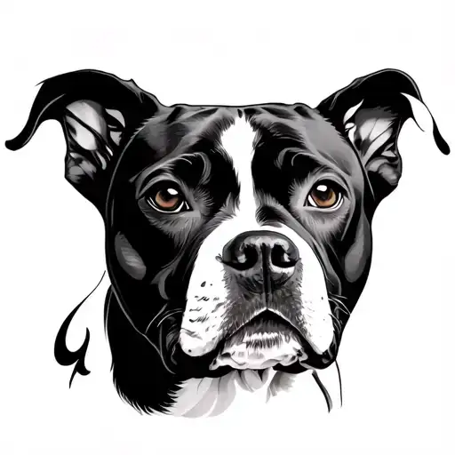 Staffy Femine Koru Intertwined Motif tattoo design idea