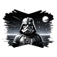 Star Wars binary sunset tattoo design idea