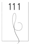 1111 numbers tattoo design idea