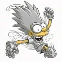 Bart Simpson tattoo design idea