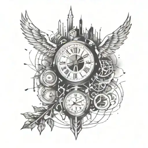 Combine numbers 13, 7, 25 into one forearm tattoo tattoo design idea