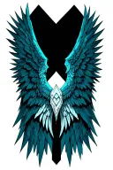 Archangel wings only spread tattoo design idea