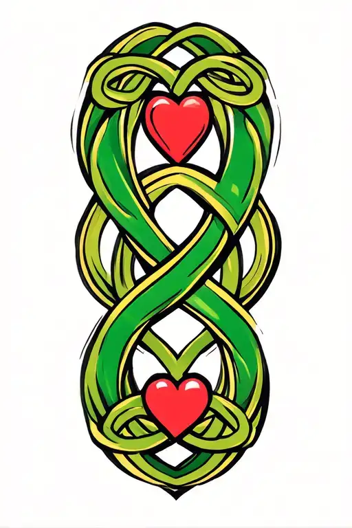 Celtic Love Knot tattoo design idea
