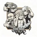 code name kids next door see no evil hear no evil speak no evil tattoo design idea
