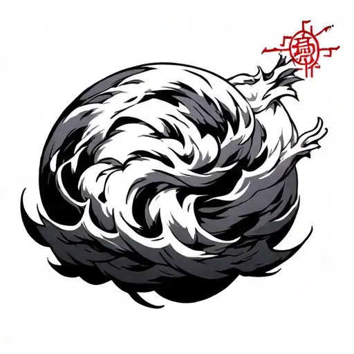 Akatsuki Cloud tattoo design idea
