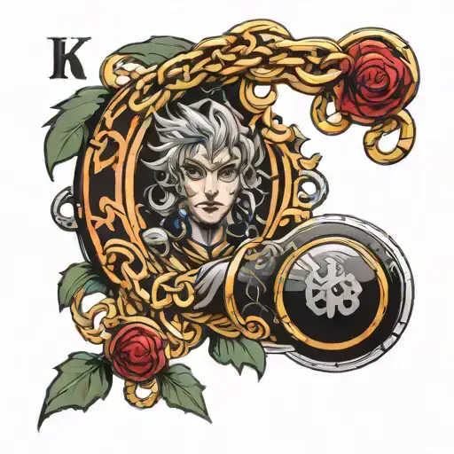 Elevens tattoo design incorporating kurapika judgement chain tattoo design idea