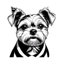 maltese dog tattoo design idea