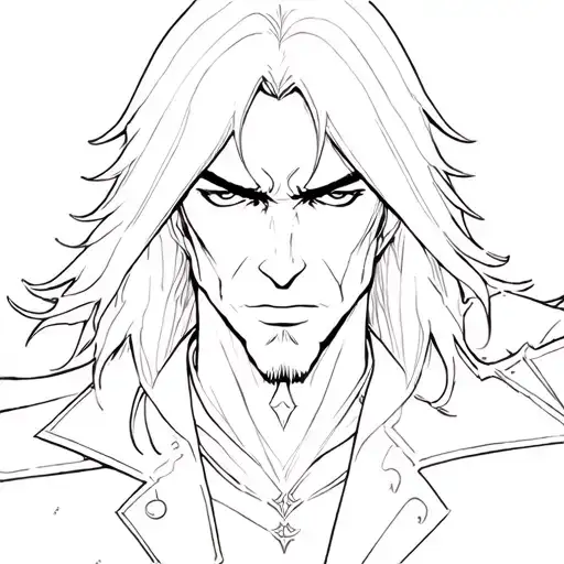 alucard do Castlevania tattoo design idea