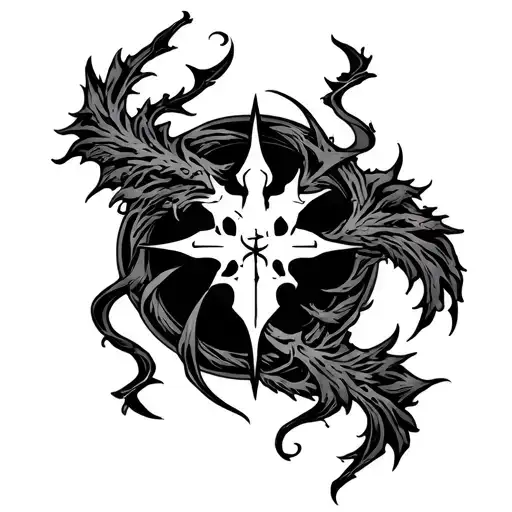 Sin Of Wrath Meliodas Símbolo Tattoo Design Idea tattoo design idea