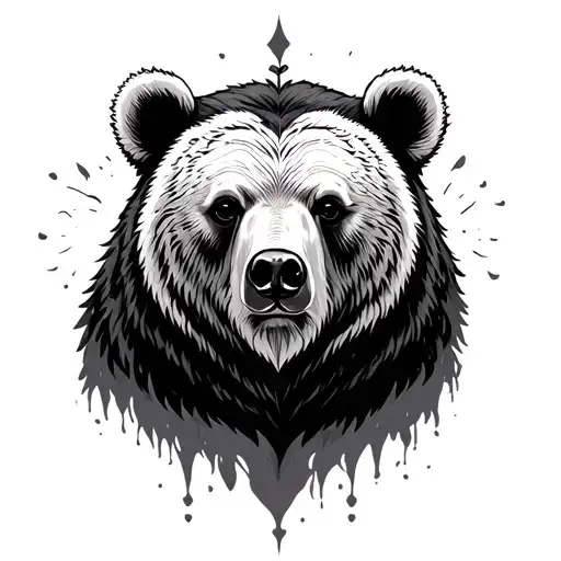 #### **3. The Bear:**- **Symbolism**: The bear is a symbol of **protection**, **nurturing**, and **resilience**. It re tattoo design idea