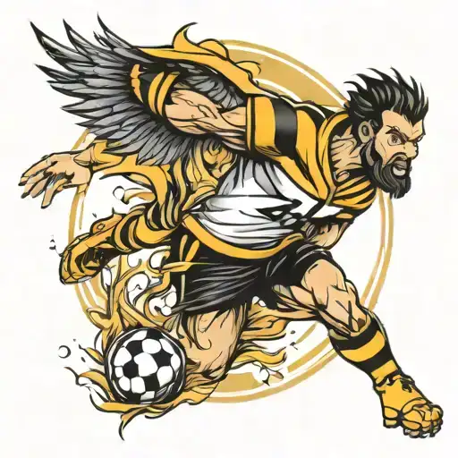 aek football team tattoo design idea