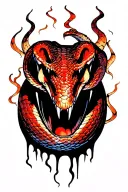 snake tattoo design idea