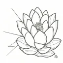 Brick By Brick with a lotus flower blooming tattoo design idea