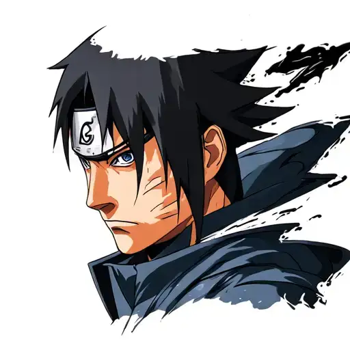 Sasuke uchiha curse mark from naruto tattoo design idea
