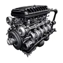 v8 engine tattoo design idea