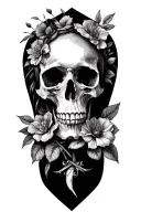 Memento Mori Memento Vivere Memento Amoris tattoo design idea