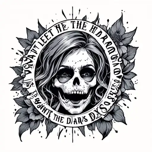 dont let the hard days win tattoo design idea