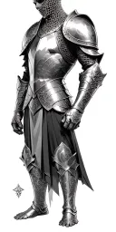 armor including chain mail tattoo design idea