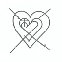 black dissinigrating heart shape in a prison cell   tattoo design idea