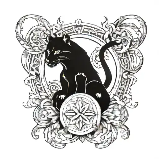 patience over greed tattoo design idea