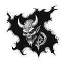 666 tattoo design idea