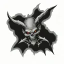 666 tattoo design idea