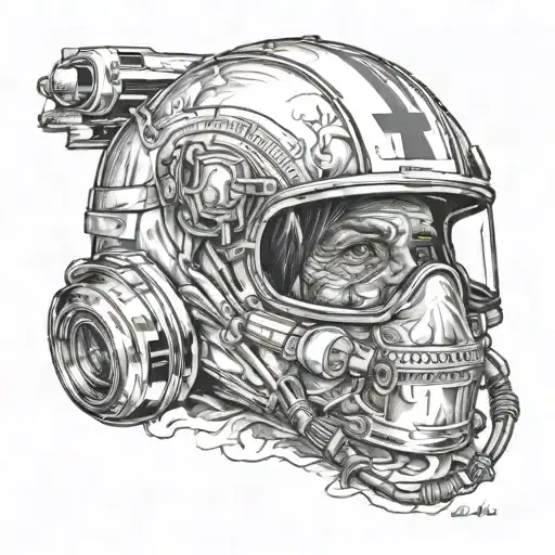 Paramedic, birth, death, smile, tears tattoo design idea