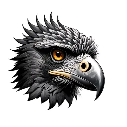 Harpy Eagle tattoo design idea