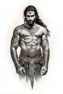 illyrian warrior tattoo design idea