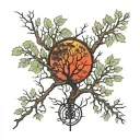twenty one pilots "trees"  tattoo design idea