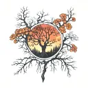twenty one pilots "trees"  tattoo design idea