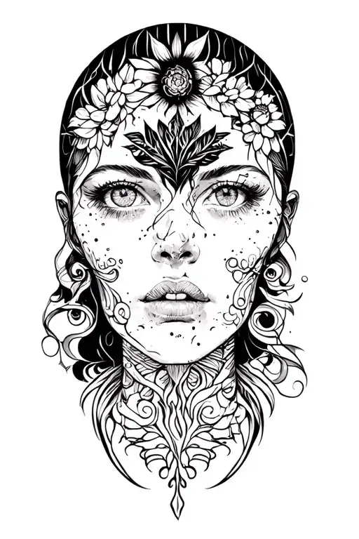 mental abuse survivor tattoo design idea