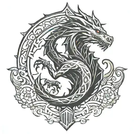 dragon age inquisition  tattoo design idea