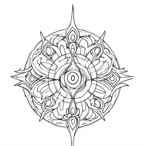 reiki cho ku rei power symbol tattoo design idea