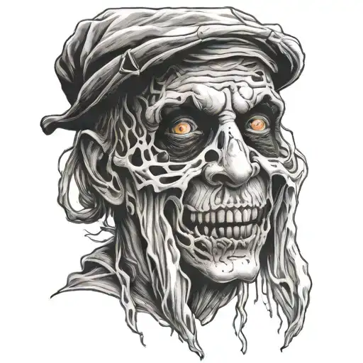 ghost face tattoo tattoo design idea