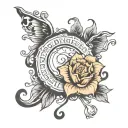 Problems shape purpose written tattoo design idea