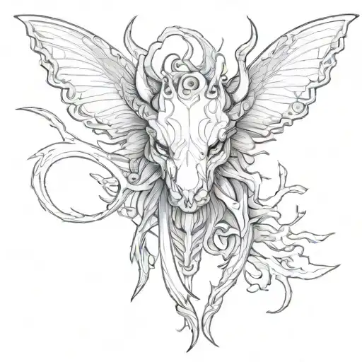 black and white tattoo designs. most terrible creature. tattoo design idea