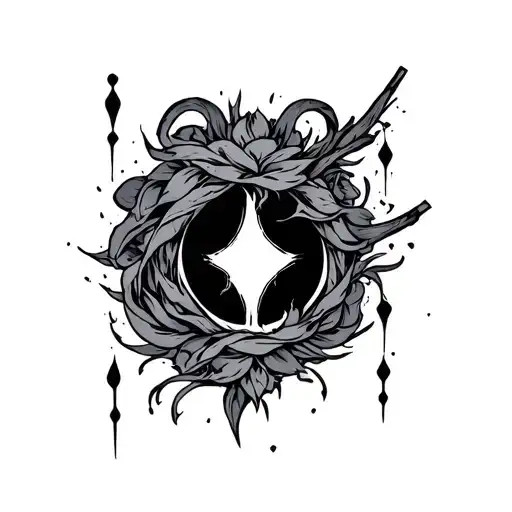 There are no vicious symbol tattoo design idea