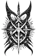 Loki Bind rune symbolizing strength tattoo design idea